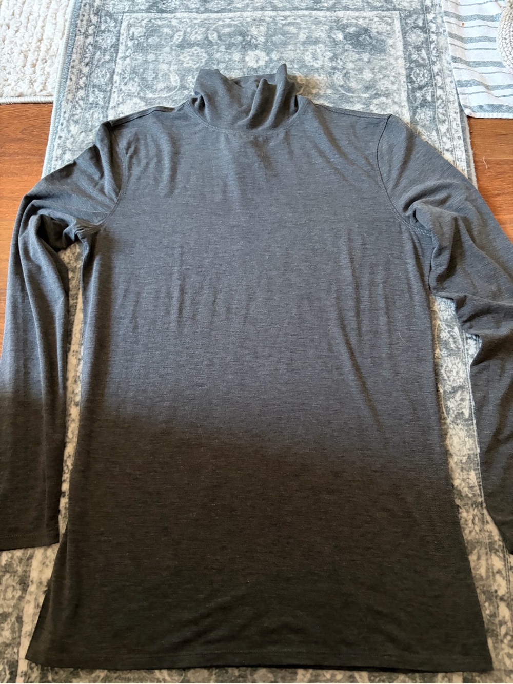 Kit and Ace Women’s Charcoal Turtleneck Top